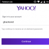 Yahoo帐户密钥 Yahoo帐户的无密码登录