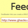 FeedBeater 创建RSS Feed 任何网页的电子邮件警报
