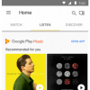 Google Home App收到音乐建议标签