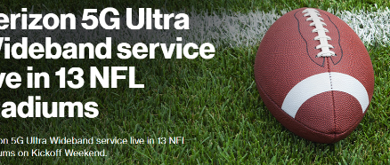 Verizon 5G现在在某些NFL体育场内可用